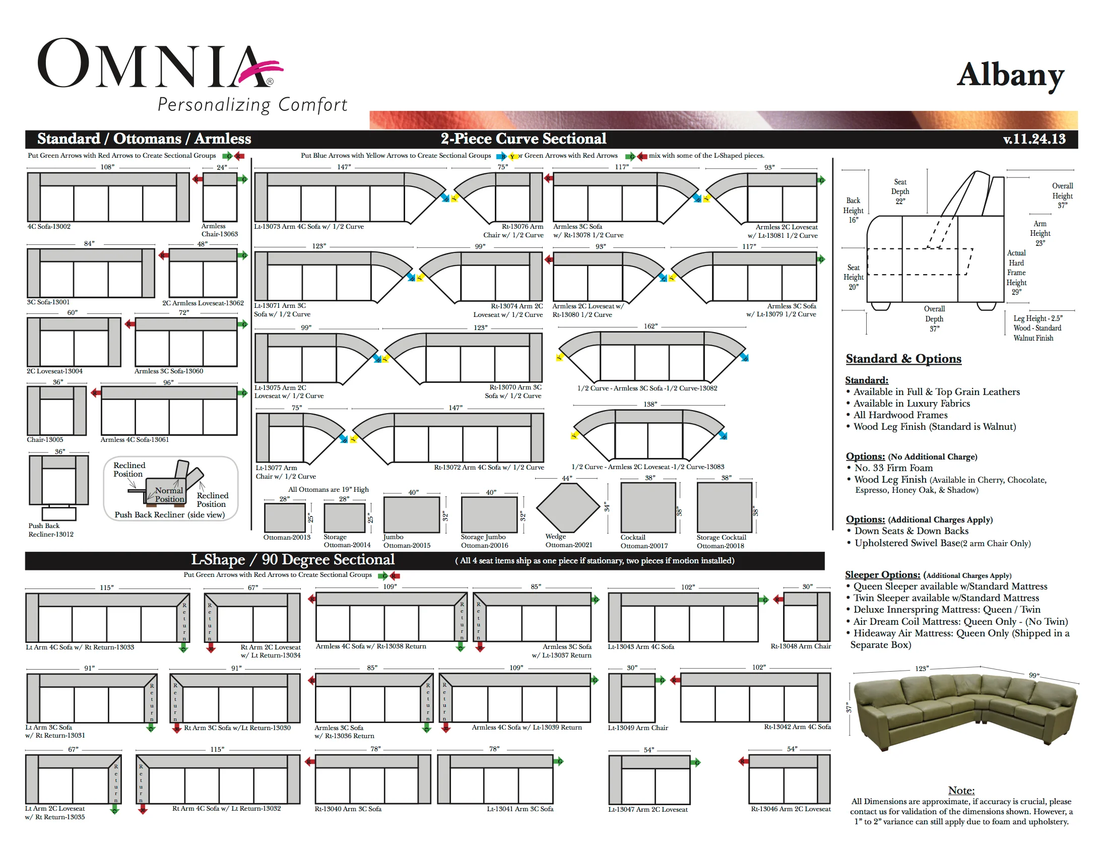 Omnia Albany Sectional - Image 16