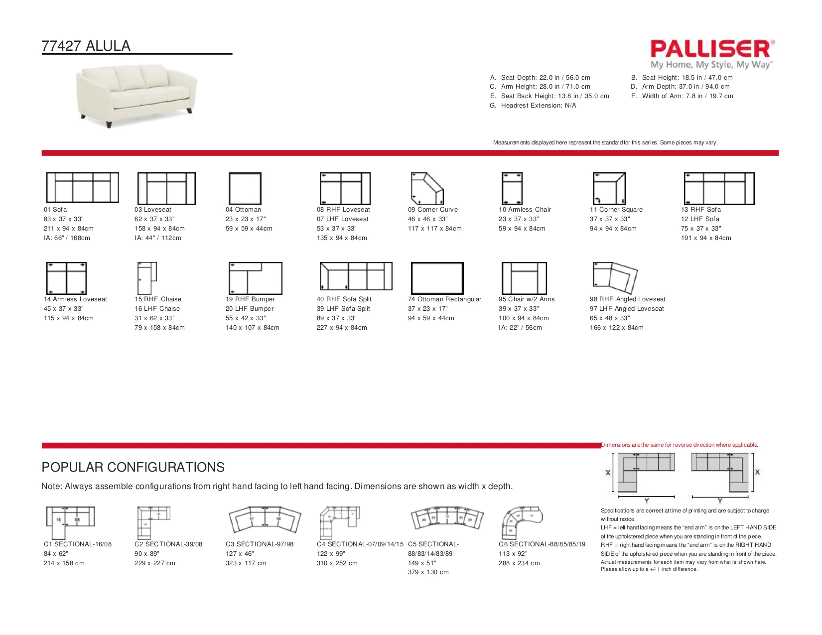 Palliser Alula Sectional - Image 15