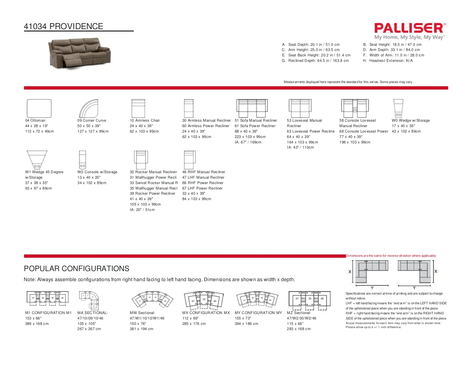 Palliser Providence Sectional - Image 21