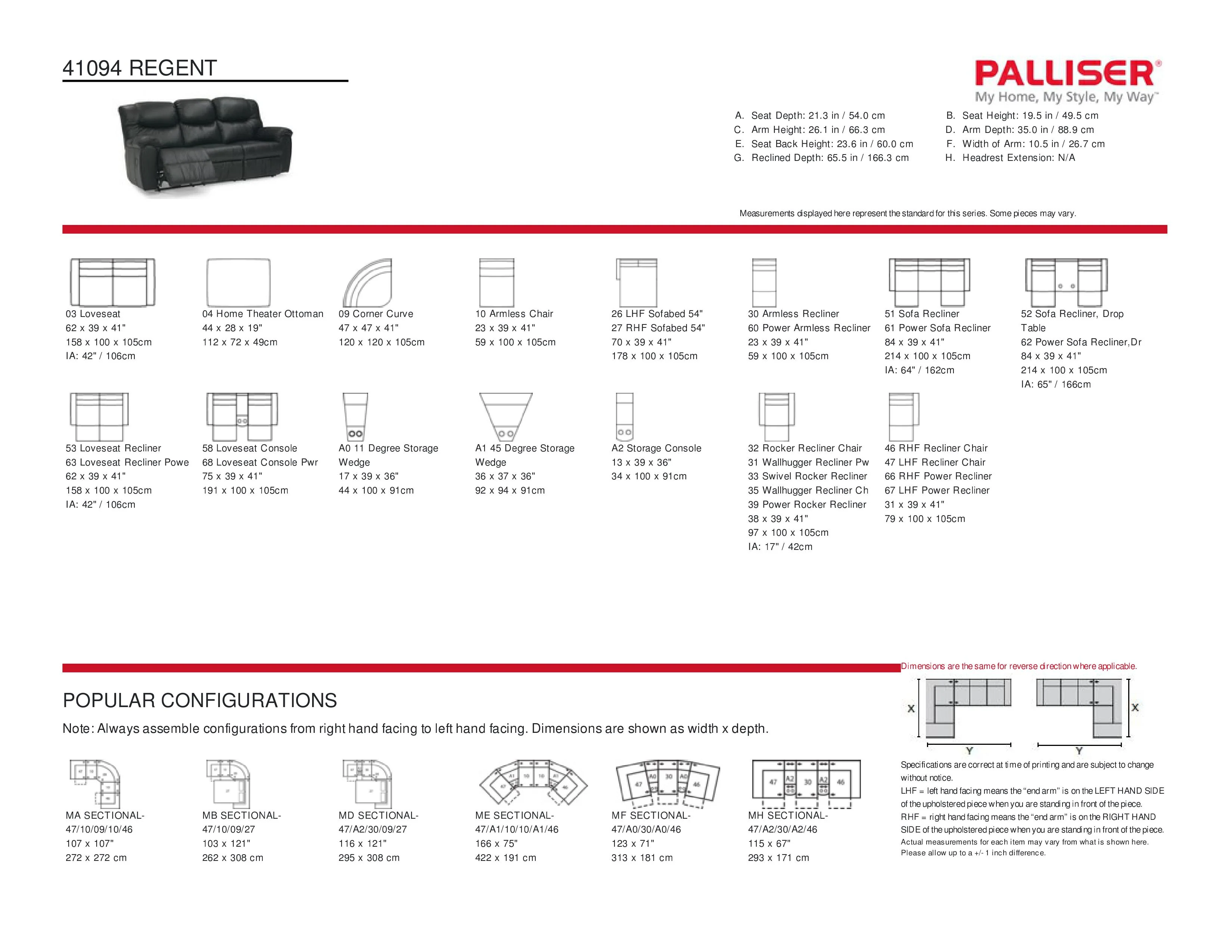 Palliser Regent Sofa - Image 20